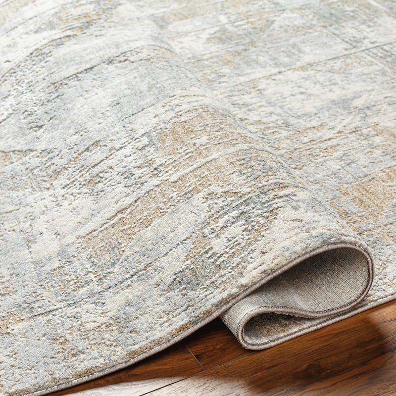 Leilae Abstract Color Block Area Rug