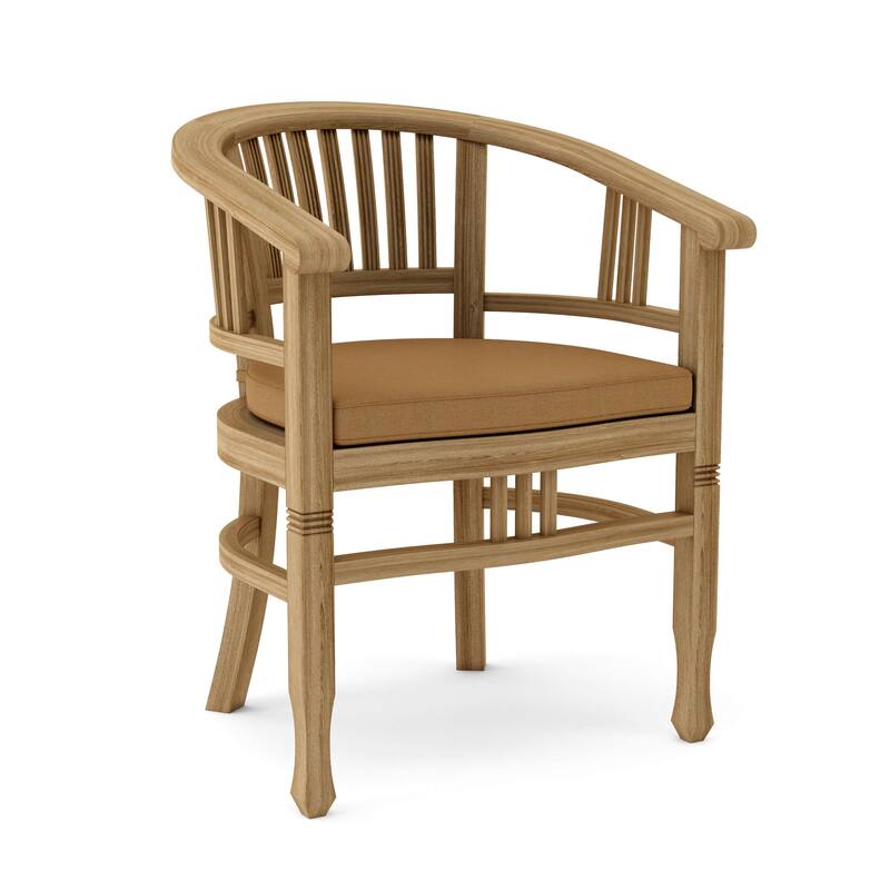 Captain Teak Outdoor Dining Chair - N/A