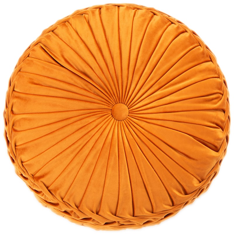 SAFAVIEH Leila 18-inch Round Tufted Decorative Accent Throw Pillow