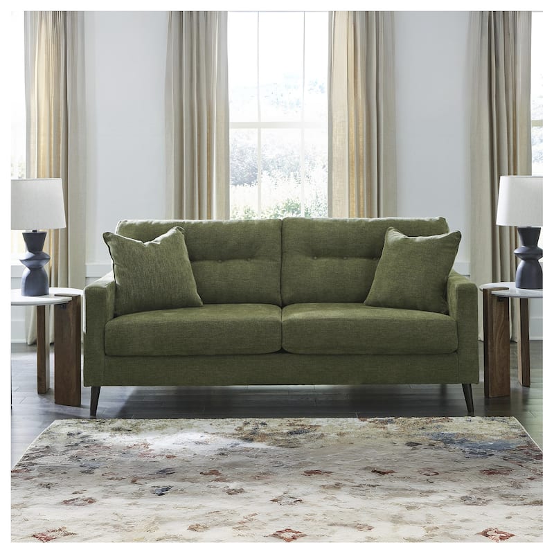 Signature Design by Ashley Bixler Sofa - 79" W x 38" D x 37" H - Olive