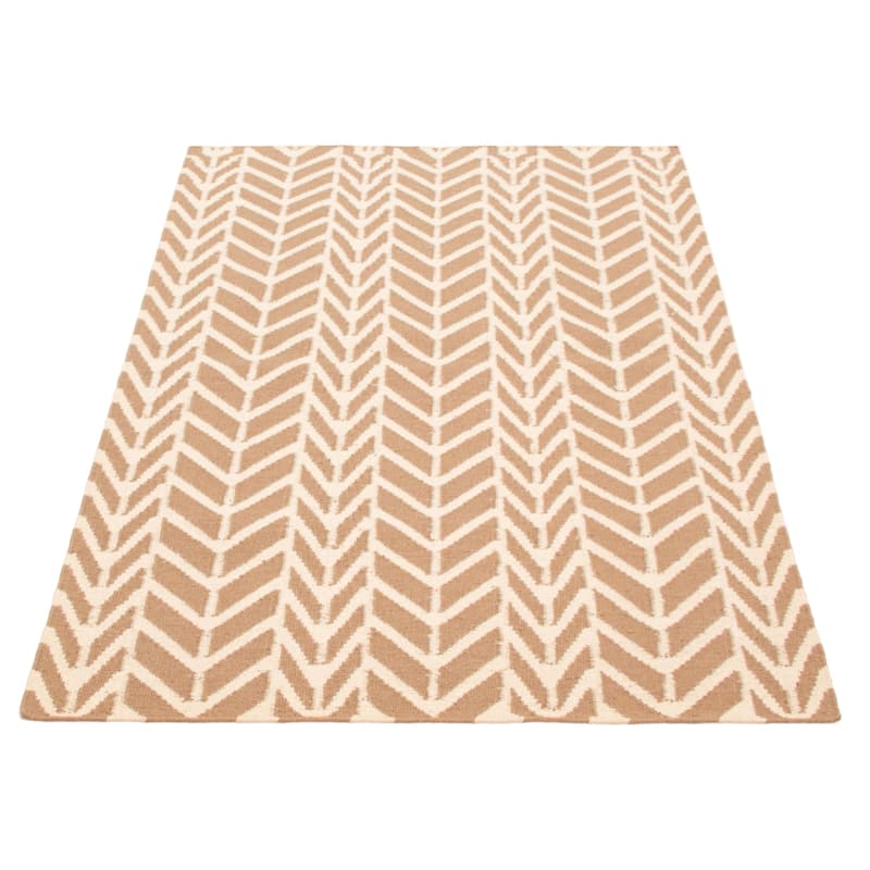 Ankara Brown Kilim 5'2" x 7'10" - 5'2 x 7'10