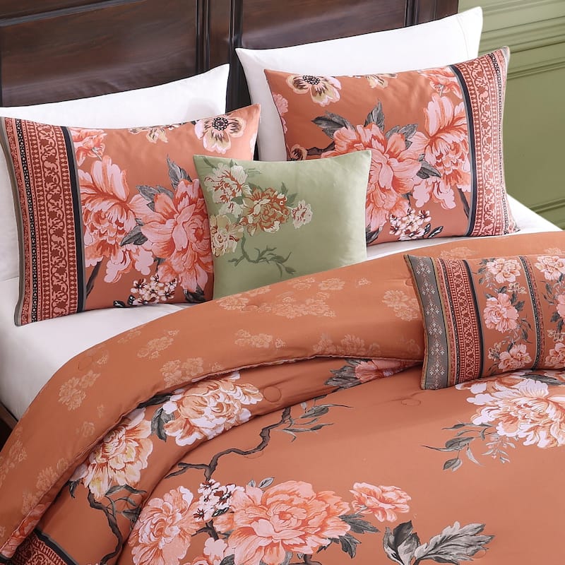 Bebejan Rossana 5 Piece Reversible Comforter Set
