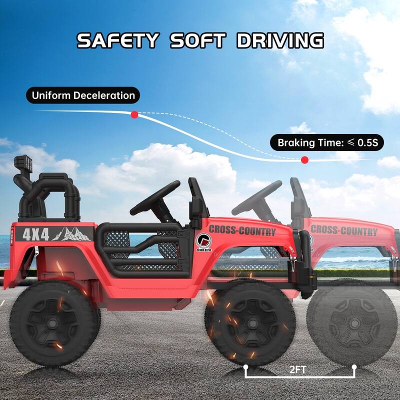 12V Kids Ride on Truck Car with Remote Control