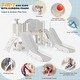 preview thumbnail 2 of 43, 7 in 1 Toddler Slide Playset, Kids Climbers Playground with Double Slides, Arch Tunnel, Ring Toss and Basketball Hoop