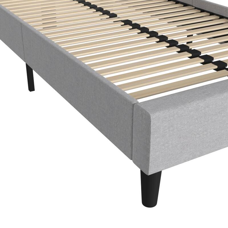 Platform Bed with Headboard - No Foundation Needed