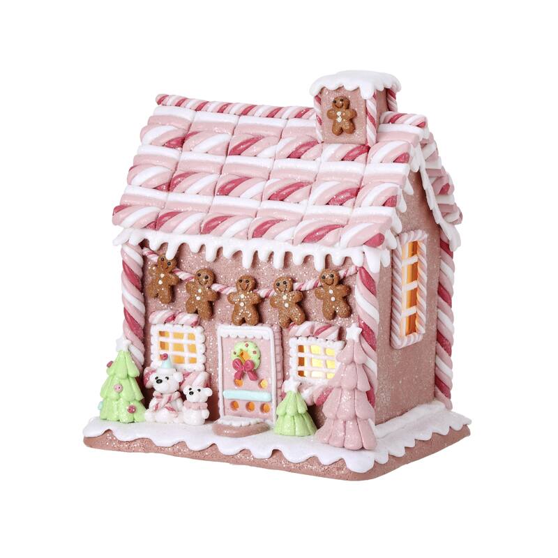 9"Led Marshmallow Treats House