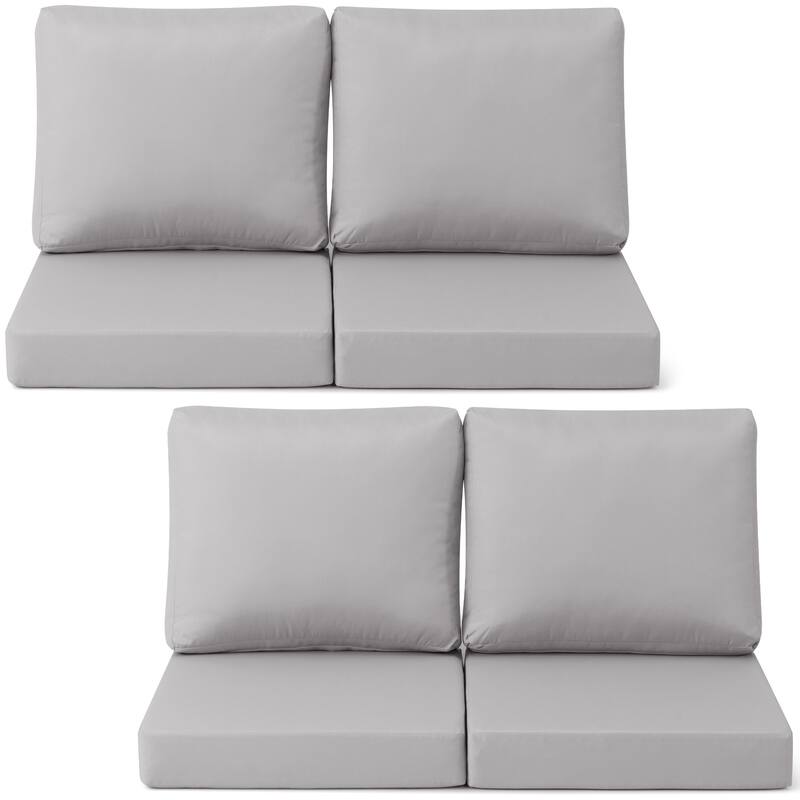 24" x 24" Outdoor Deep Seat Chair Cushion Set