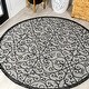 preview thumbnail 95 of 161, JONATHAN Y Ourika Vintage Filigree Textured Weave Indoor/Outdoor Area Rug