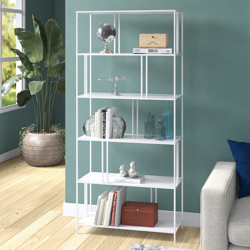 Cortland 34'' Wide Rectangular Bookcase