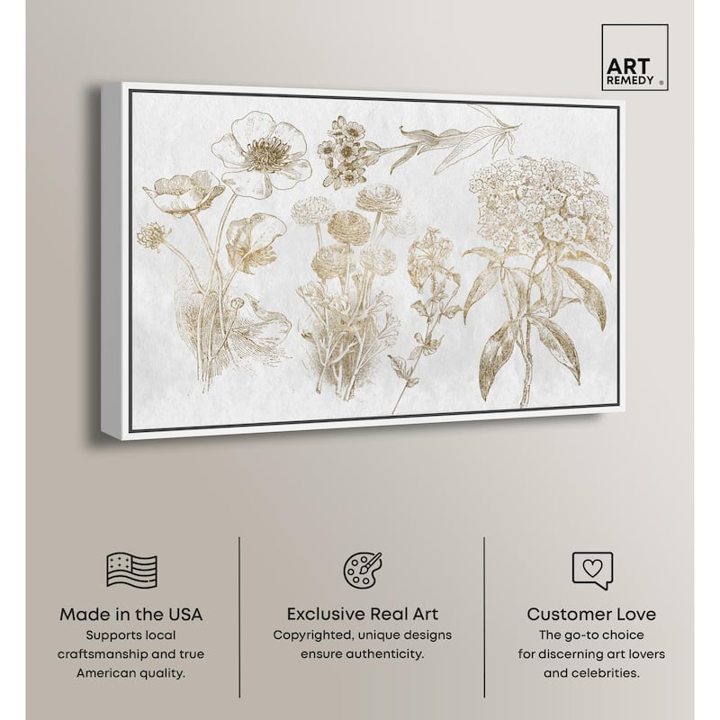 Floral Selection Canvas by Art Remedy