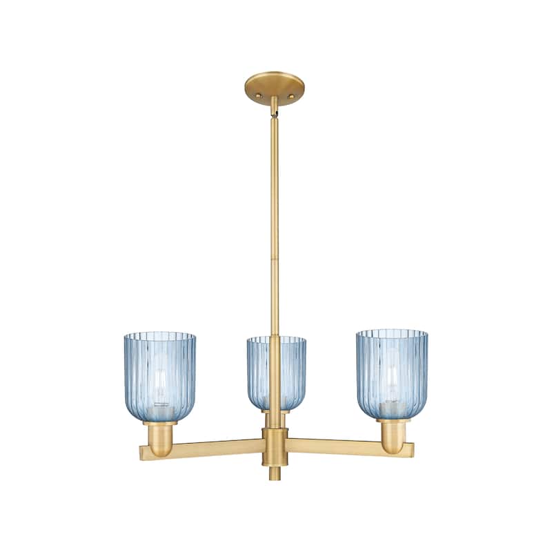 Innovations Lighting Downtown Urban - Bridal Veil - 3 Light 18" Chandelier