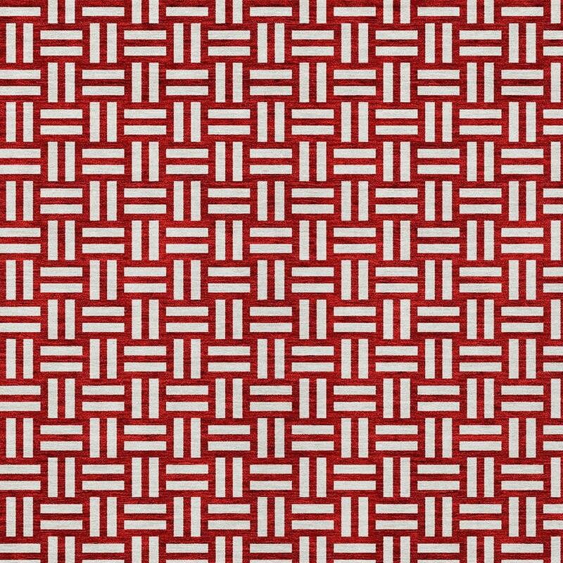 HomeRoots Geometric Transitional Rectangle Outdoor Rug