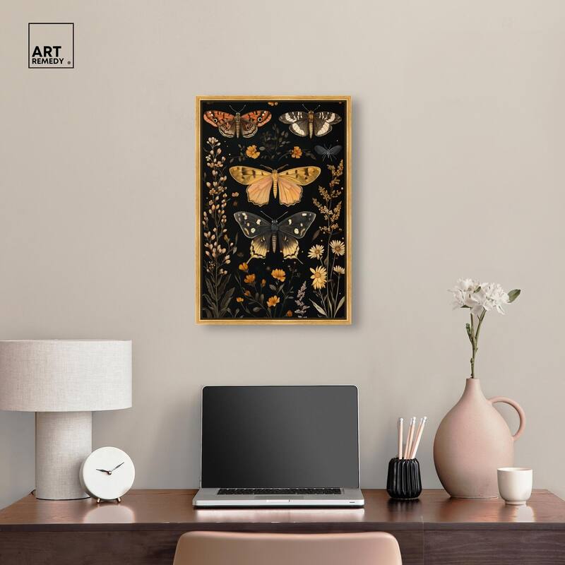 Winged Visitors II Canvas by Art Remedy