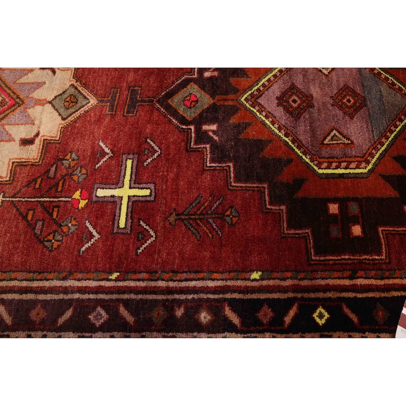 ECARPETGALLERY Hand-knotted Konya Anatolian Dark Red Wool Rug - 3'7 x 11'11