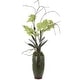 preview thumbnail 1 of 2, Uttermost Valdive Orchid - 21 W x 38 H x 21 D (inches) Green Blooms