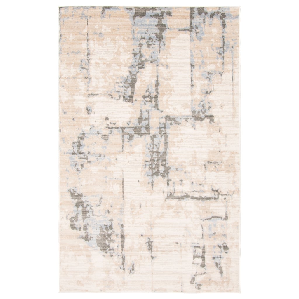 ECARPETGALLERY Machine Woven Celeste Ivory Area Rug