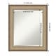 preview thumbnail 53 of 103, Beveled Bathroom Wall Mirror - Elegant Frame