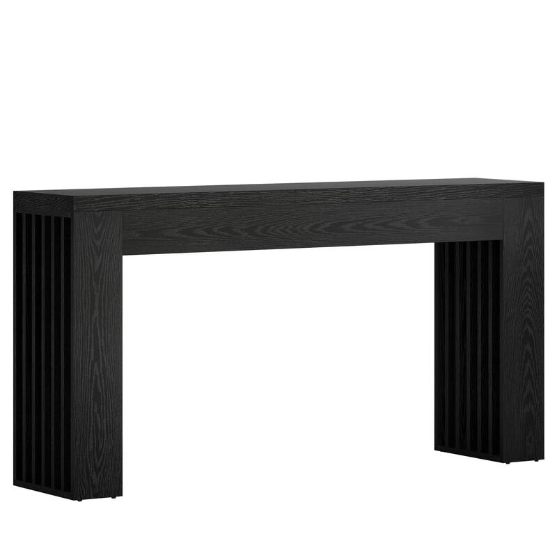 59-Inch Console Table for Living Room, Farmhouse Entryway Table