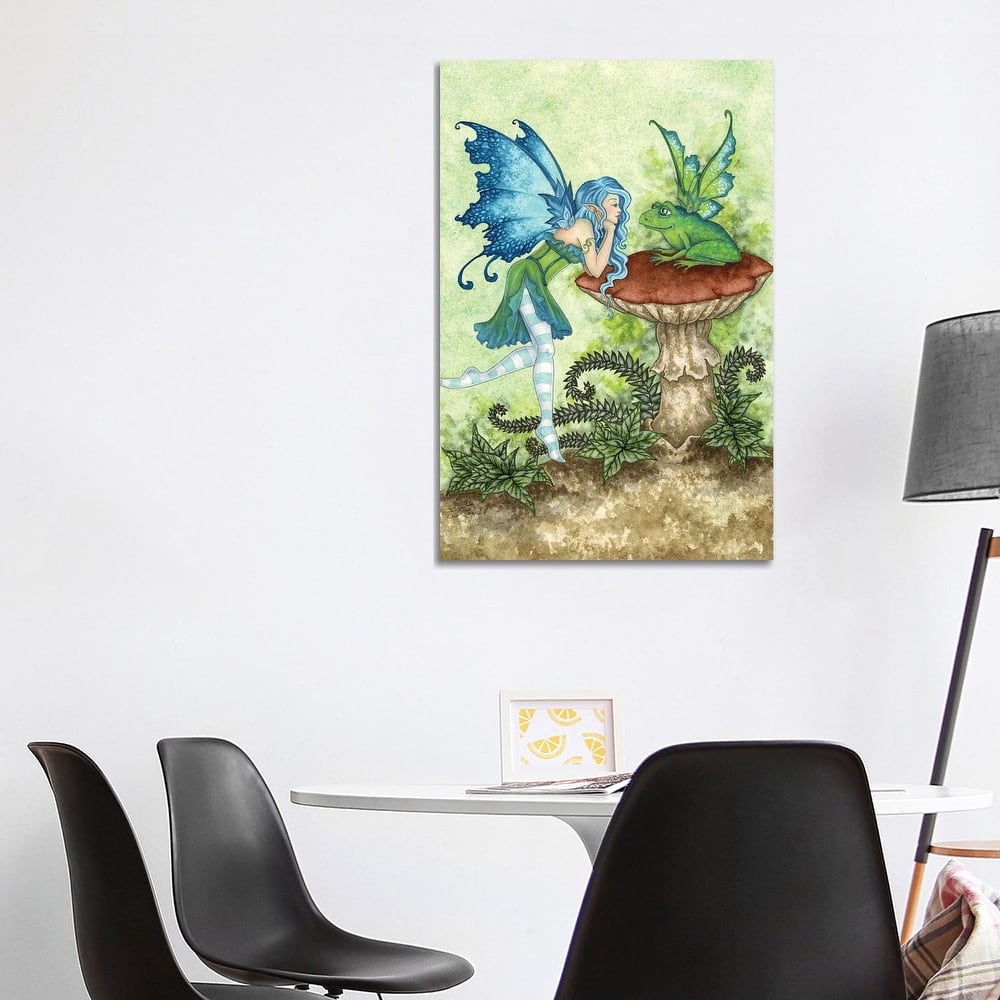 iCanvas "Frog Gossip" by Amy Brown Canvas Print