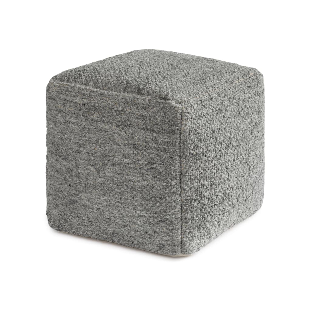 Jani 16-Inch Ottoman Pouf - Handcrafted Handmade Ottoman for Seating, Footrest, Home Decor for Living Room, Bedroom