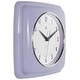 preview thumbnail 124 of 146, Infinity Instruments Retro 9.25-inch Square Wall Clock - 9.25 x 1.875 x 9.5