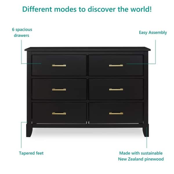 Universal Double Dresser in Black and Gold - Bed Bath & Beyond - 37991828 Universal Double Dresser in Black and Gold - Bed Bath & Beyond - 37991828
