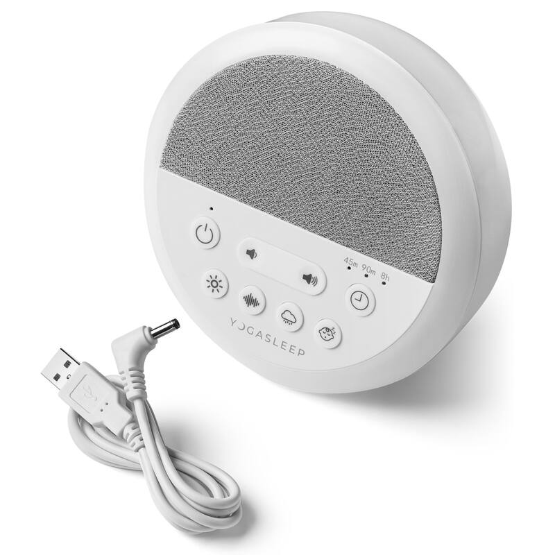 Yogasleep Nod Sound Machine and Night Light - White