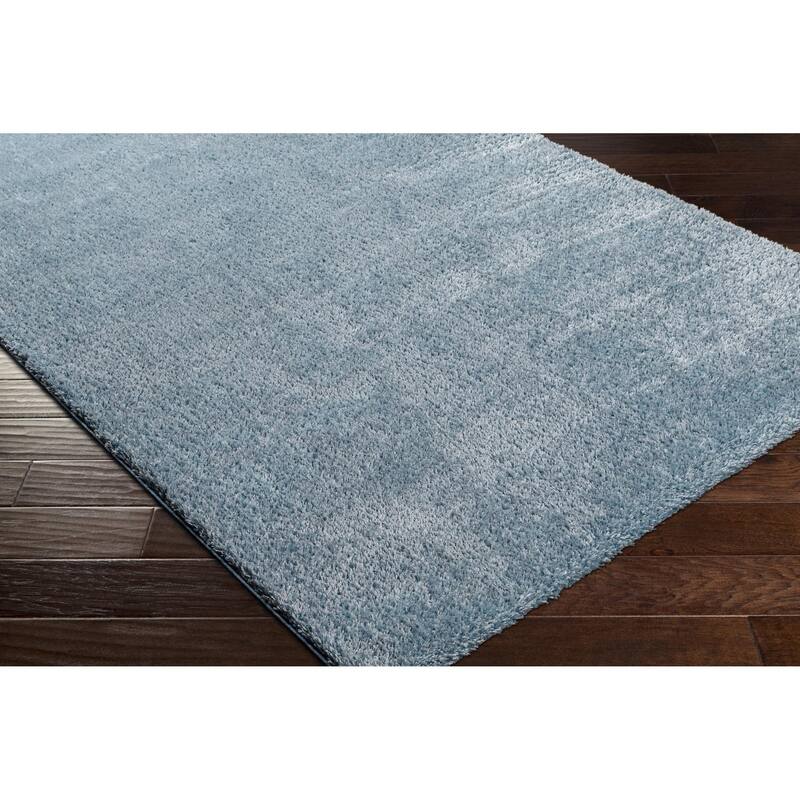 Livabliss Cloudy Solid Plush Area Rug