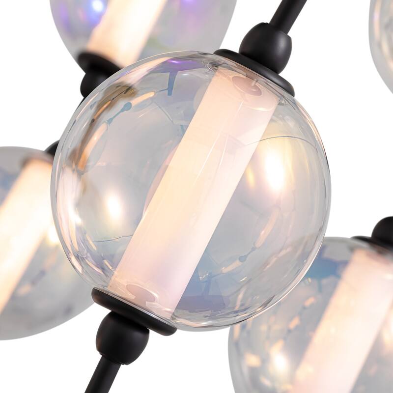 Golden Lighting 9013-34 Pearla 35" Wide Multi Light Pendant
