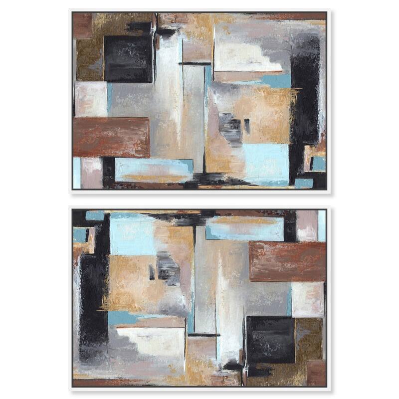 Cheetah and Sports Car Store Canvas by Art Remedy - 30" x 20" - White