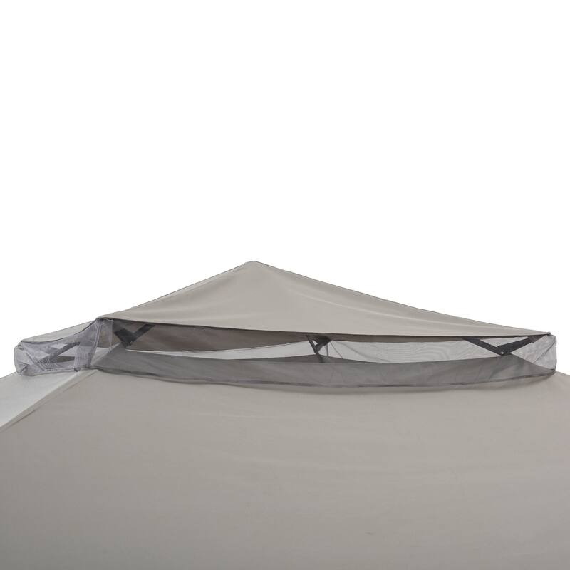 Sunjoy 11-foot Square Pop-up Portable Steel Gazebo