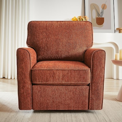 360° Swivel Chair Accent Barrel Armchair Swivel Sofa Chair with Side Pockets for Living Room, Bedroom, Office and Hotel