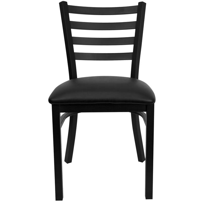 Steel X-back Restaurant Chair (Set of 2) - 16.5"W x 17"D x 32.25"H