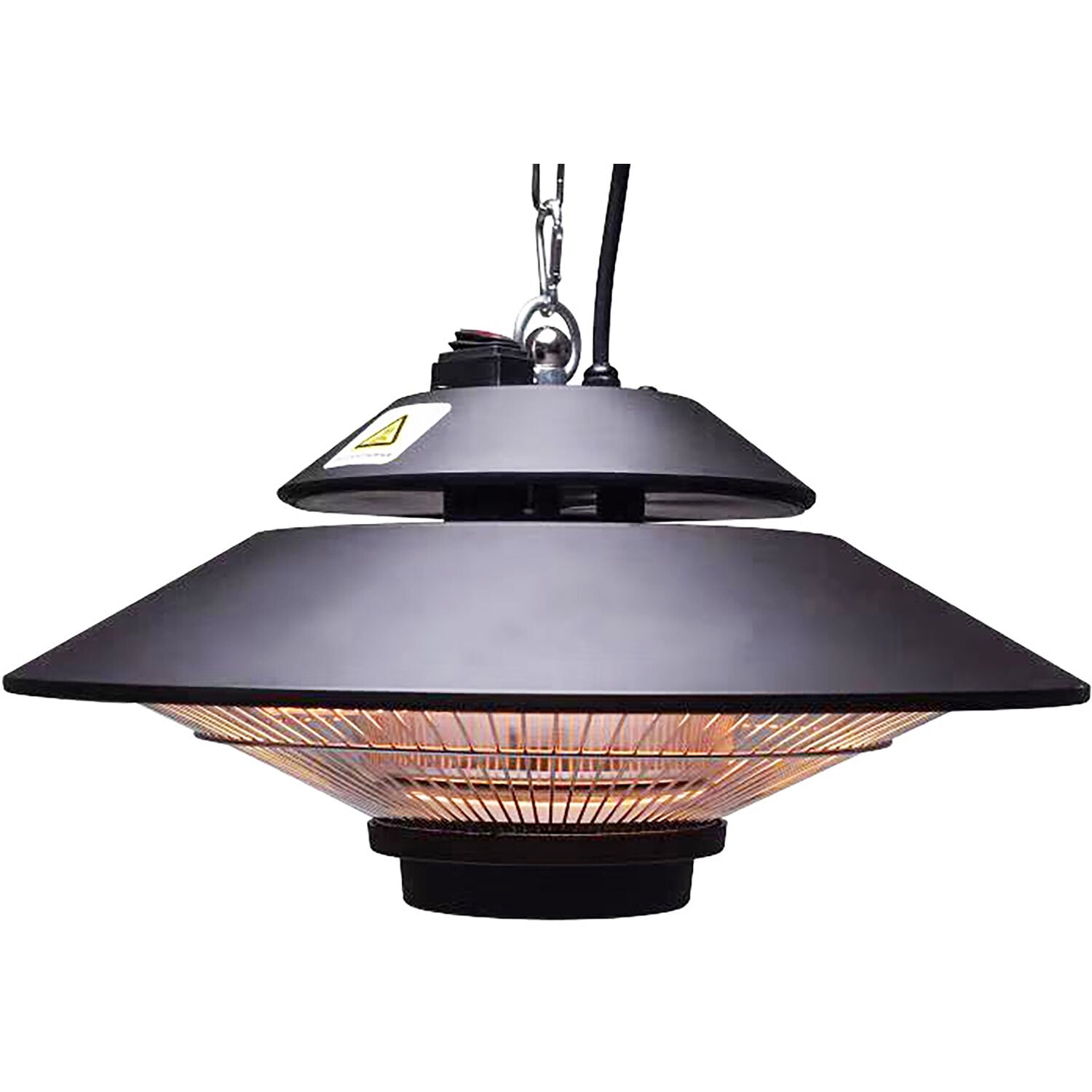 1500W Infrared Halogen Steel Round Electric Hanging Heat