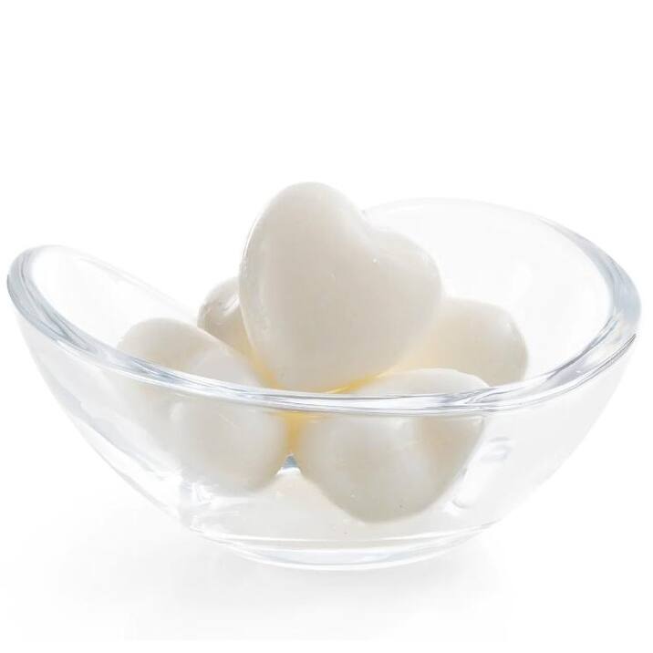 Nambe Glass Heart Bowl