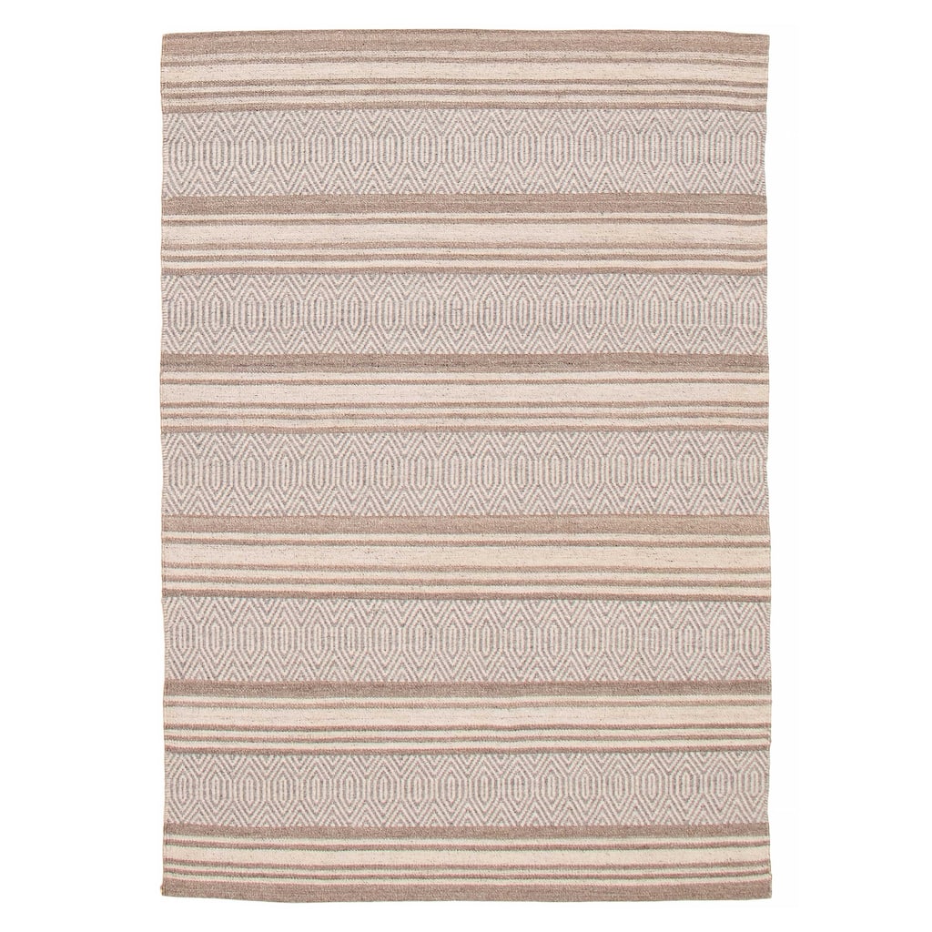 Nevada Taupe Kilim 5'1" x 7'7" - 5'1 x 7'7