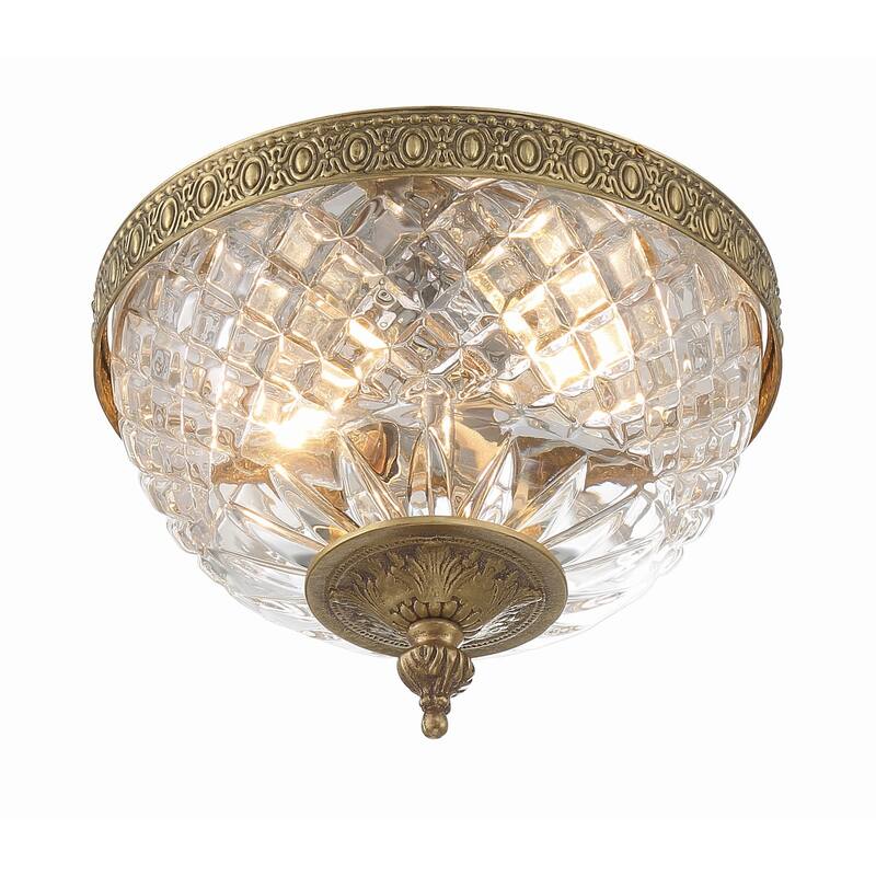 Crystorama Lighting Group Richmond 2 Light 8" Wide Flush Mount Bowl
