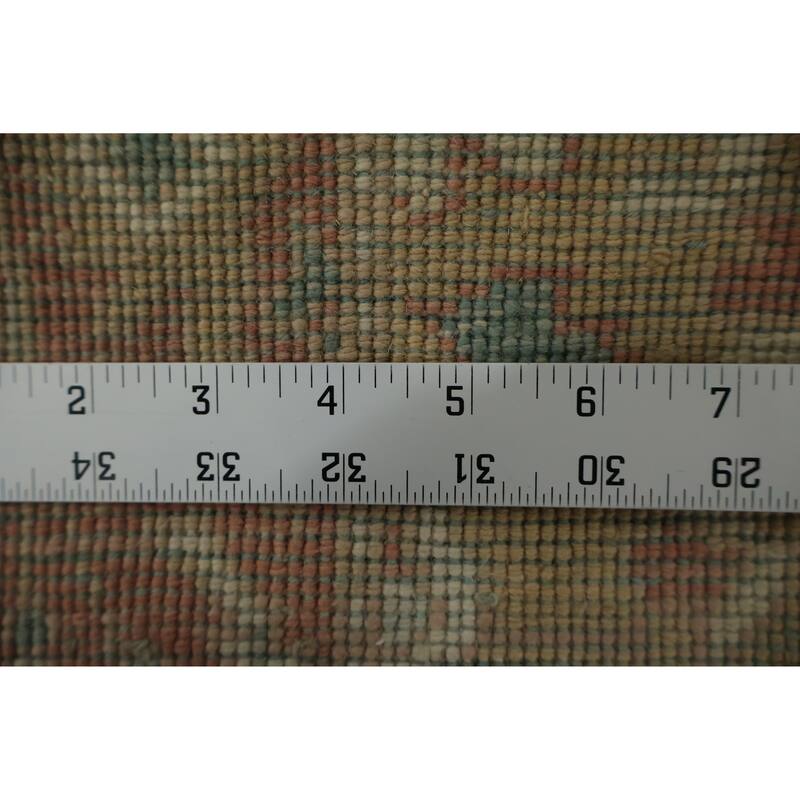 Hand Knotted Oriental 100% Wool Carpet Traditional All-Over Brown Ziegler Area Rug - 3' 7'' X 2' 0''