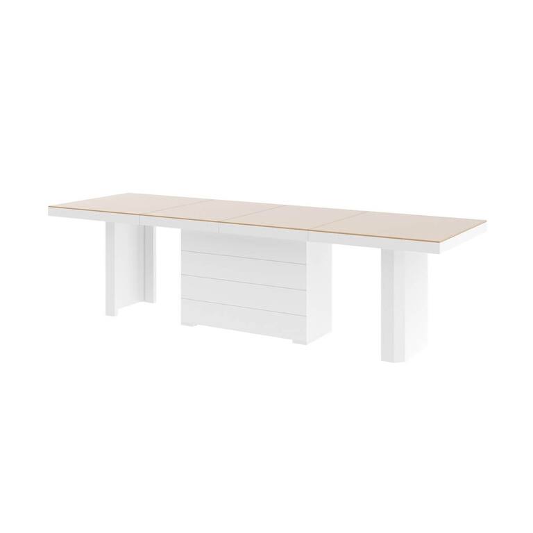 VOLOS Extendable High-gloss Modern Dining Table