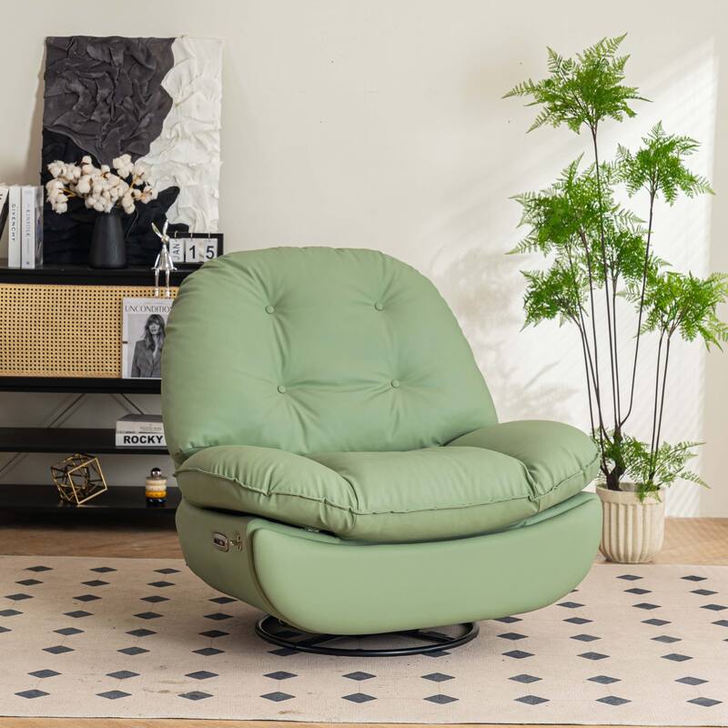 Power Swivel Recliner With USB Charger and Bluetooth Music Player