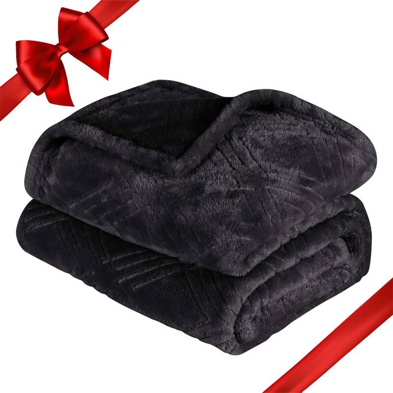 Superior Atka Diamond Soft Fluffy Fleece Blanket