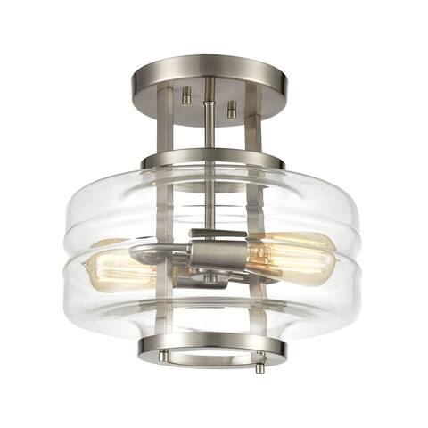 Rover 2-Light Semi Flush Mount