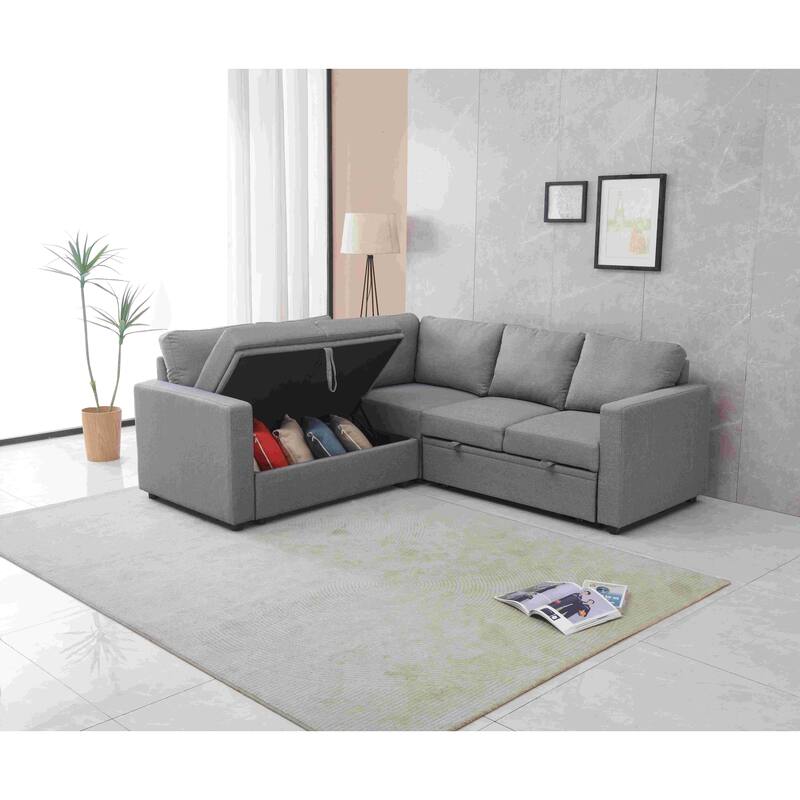 3 - Piece Upholstered Corner Sectional