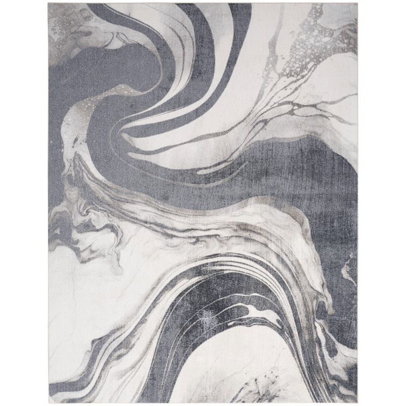Nourison Astra Machine Washable Indoor only Abstract Area Rug