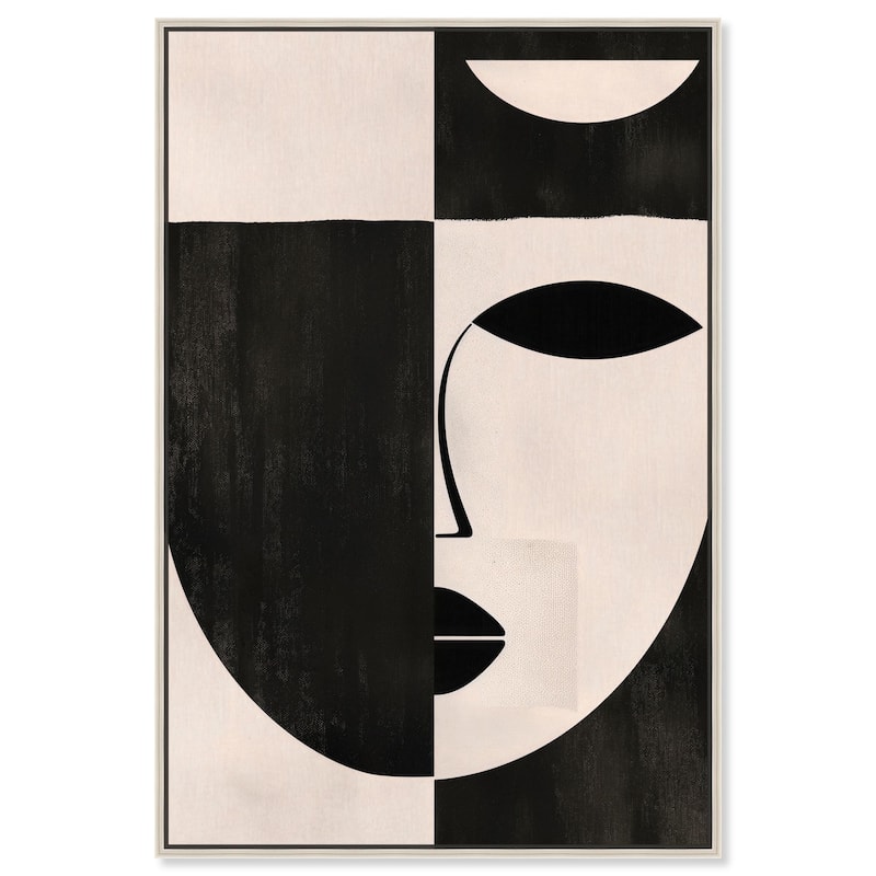 Divided Self II Canvas by Art Remedy - Silver - 10" x 15"
