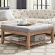 preview thumbnail 5 of 20, Lennon Pine Planked Ottoman Coffee Table by iNSPIRE Q Artisan