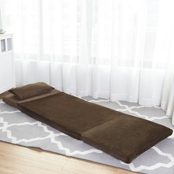 Shop Costway Fold Down Chair Flip Out Lounger Convertible