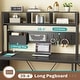 preview thumbnail 5 of 8, L Shaped Gaming Desk Computer Desk Corner Desk Pegboard Power Outlet