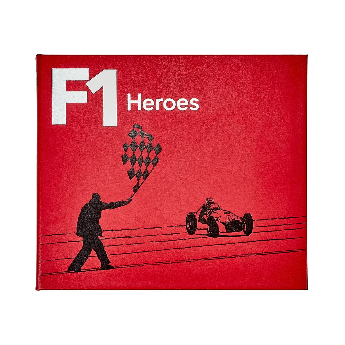 Graphic Image F1 Heroes Coffee Table Book, Leather, Red