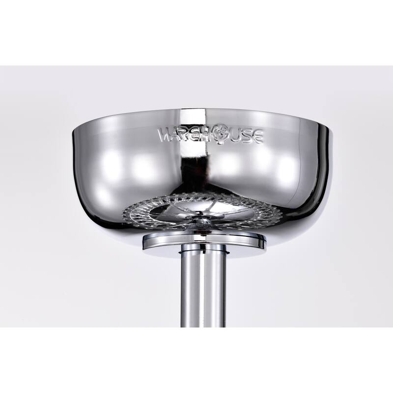 Quara 26 Inch modern Glam Modern Crystal Fandelier 6 Light with Remote